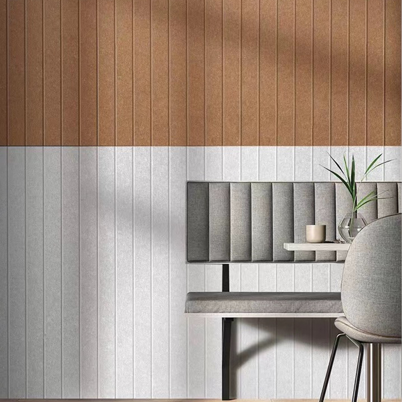 Recyklovaný ekologický materiál Výroba akustických panelov odolných voči ohňu a tlmiacimi stenami zo 100 % polyesterovej plsti z polyesterového vlákna