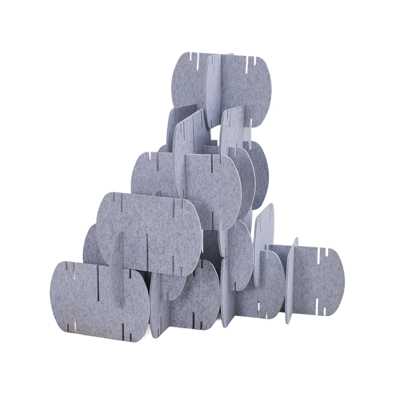 Ekologické akustické panely pre kancelárske prepážky na rozdeľovače miestností v tkanine zabalené komerčné interiéry