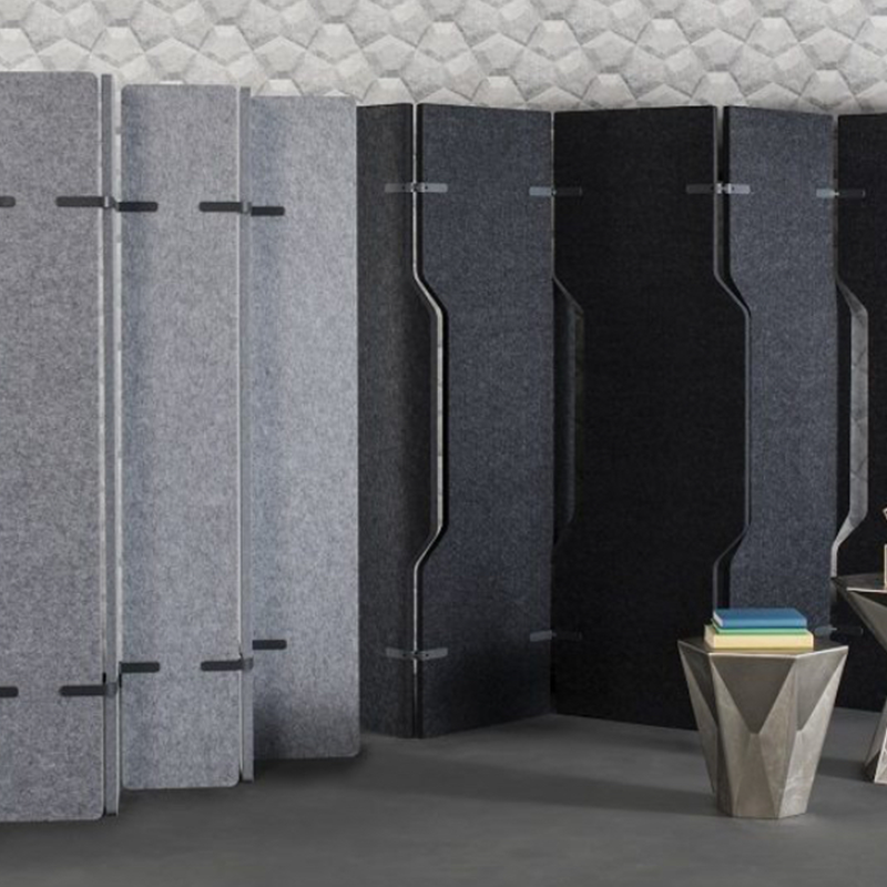 Vysokokvalitné ekologické kancelárske priečky Pohyblivé prepážky v tvare listu Vysoká absorpcia zvuku Prispôsobiteľný moderný dizajn