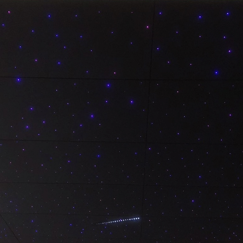 Akustický hviezdicový stropný panel Spesonic z optických vlákien Akustický hviezdicový strop z polyesterových vlákien Starlight Akustický hviezdicový stropný panel Spesonic z optických vlákien Akustický hviezdicový strop z polyesterových vlákien Starlight