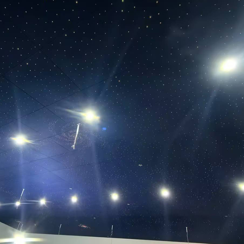 Akustický hviezdicový stropný panel Spesonic z optických vlákien Akustický hviezdicový strop z polyesterových vlákien Starlight Akustický hviezdicový stropný panel Spesonic z optických vlákien Akustický hviezdicový strop z polyesterových vlákien Starlight