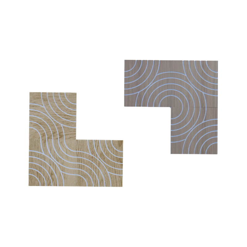 Drevené akustické panely s prémiovým moderným dizajnom pre domácu kanceláriu, školský hotel, nástenné panely s vynikajúcou absorpciou zvuku Drevené akustické panely s prémiovým moderným dizajnom pre domácu kanceláriu, školský hotel, nástenné panely s vynikajúcou absorpciou zvuku