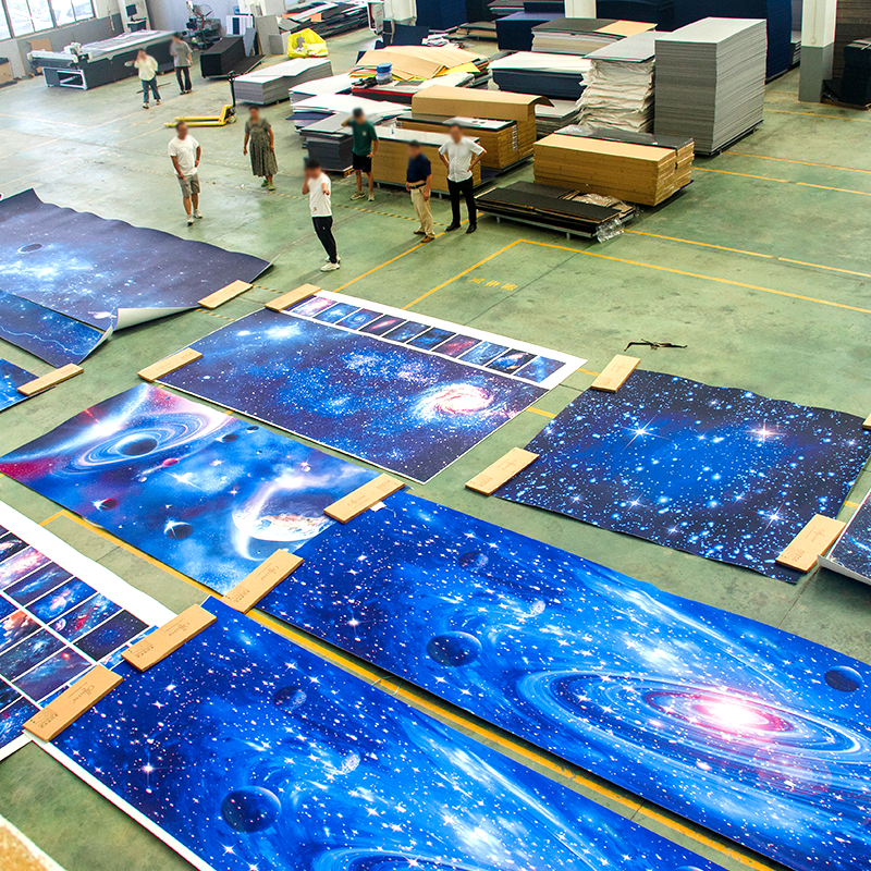 Bezšvový strop s hviezdnou oblohou – Romantický, HD, priamo z výroby pre domáce kiná/spálne