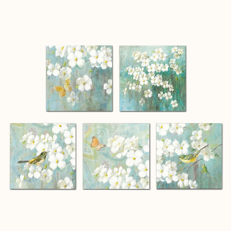 Akustické nástenné maľby na prenos tepla v modernom štýle – HD, zvuk pohlcujúce, pre spálňu/obývaciu izbu