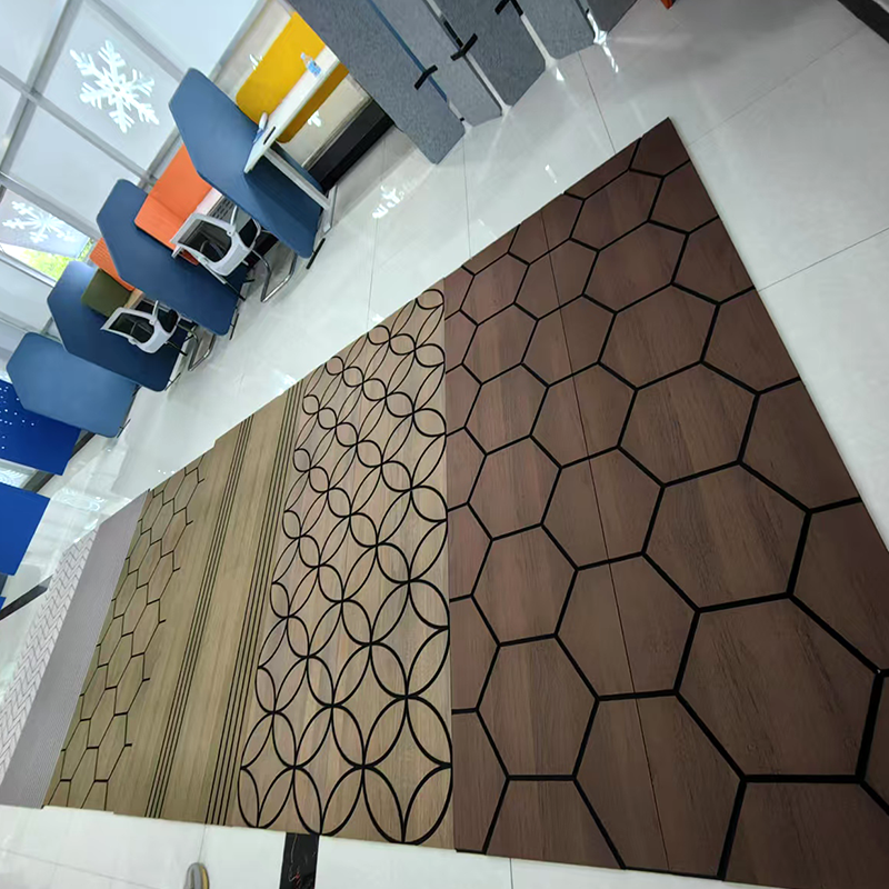 Akustické panely z PVC a polyesteru vyrobené z výroby – vysoko nákladovo efektívne, rýchle dodanie, pohlcujú zvuk Akustické panely z PVC a polyesteru vyrobené z výroby – vysoko nákladovo efektívne, rýchle dodanie, pohlcujú zvuk